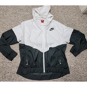 Nike Sportswear Windrunner Jacket Women XL Vented Y2K Windbreaker 726138-101